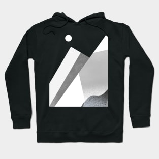 White and grey peaks Hoodie